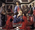Virgen y el Niño con seis santos Sandro Botticelli